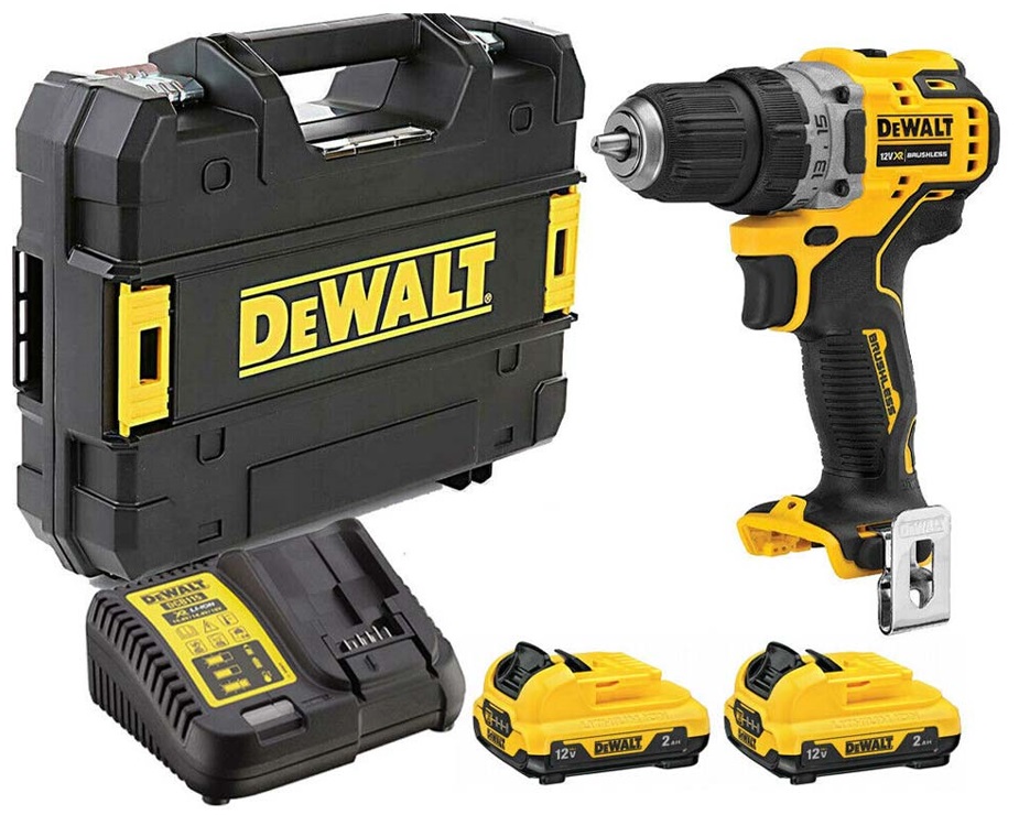 Дрель-шуруповерт DeWalt DCD701D2, 2 АКБ и кейс