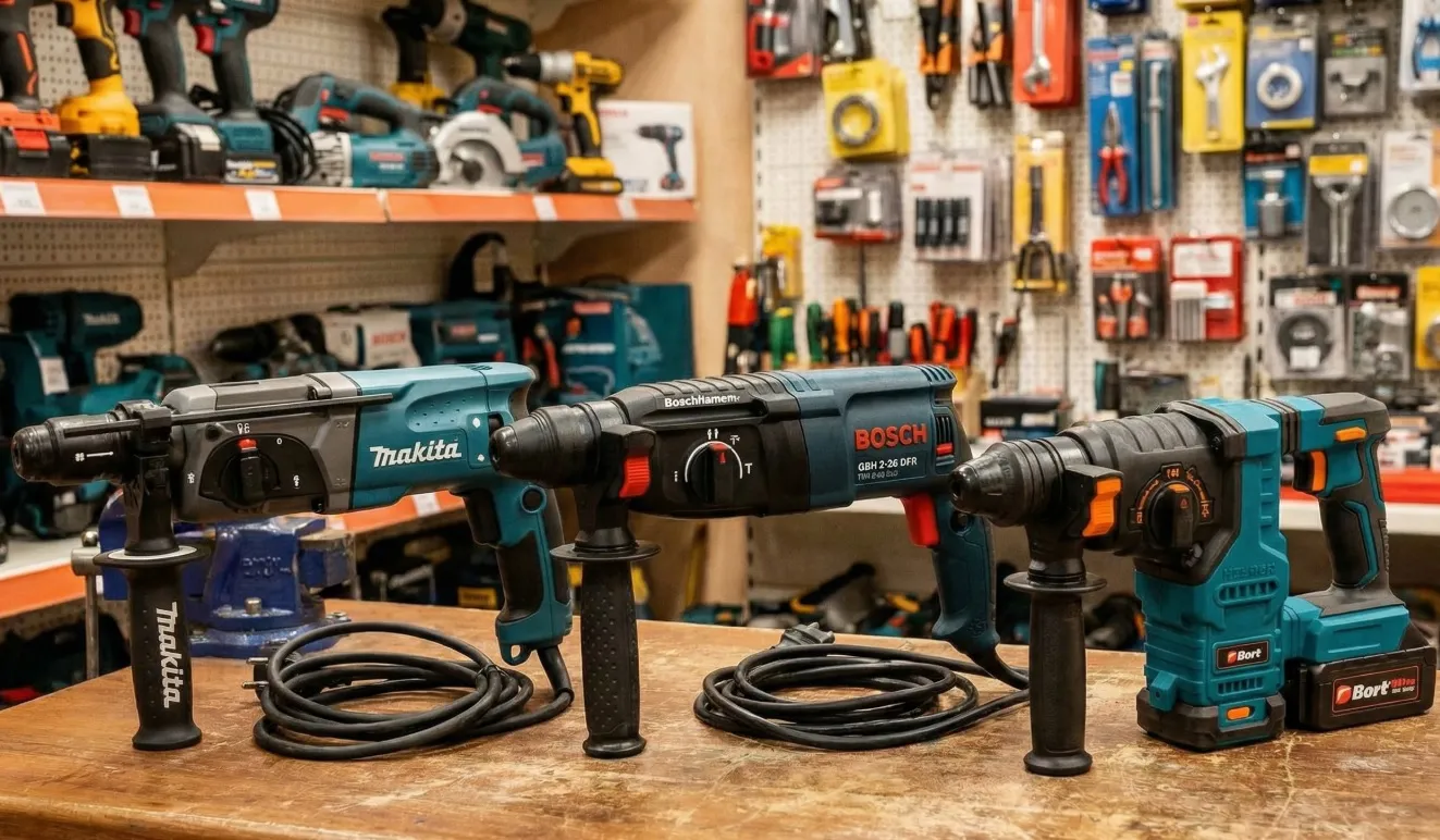 Топ 3 лучших перфораторов по версии zakup.by