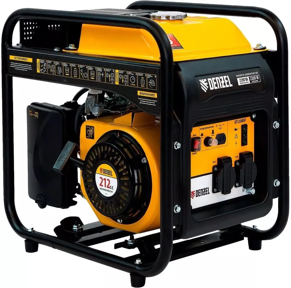 7. Denzel GT-2500iF — компактный инвертор начального уровня