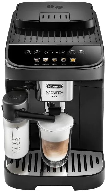 3. DeLonghi Magnifica Evo ECAM290.61.B - надежная автоматическая кофемашина