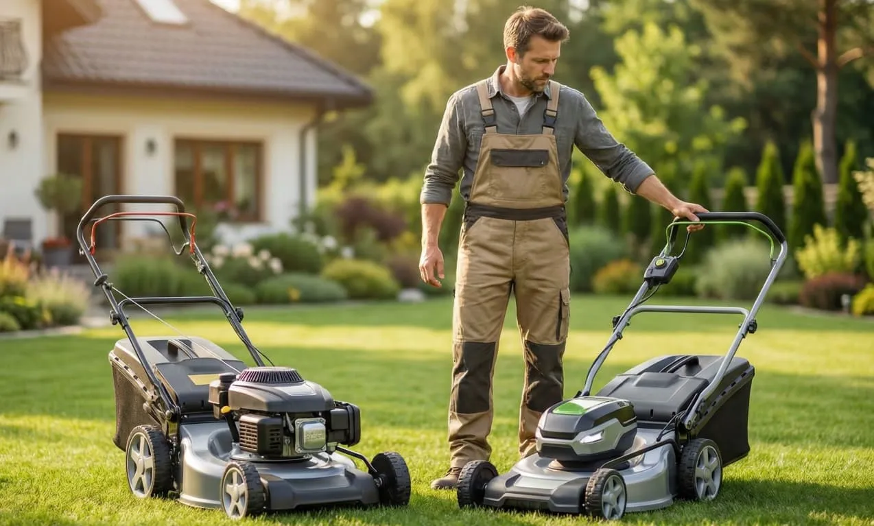 Выбор газонокосилки