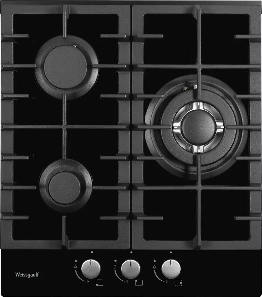 Узкая варочная панель Weissgauff HGG 451 BFh Nano Matt Glass