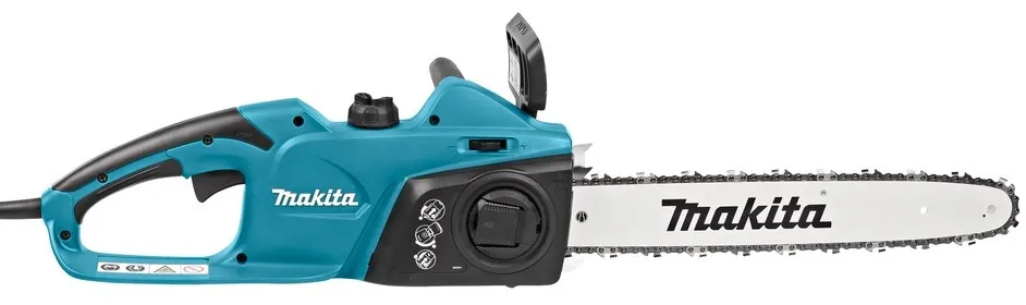 9. Makita UC4041A — эталонная сетевая электропила для плотников и строителей