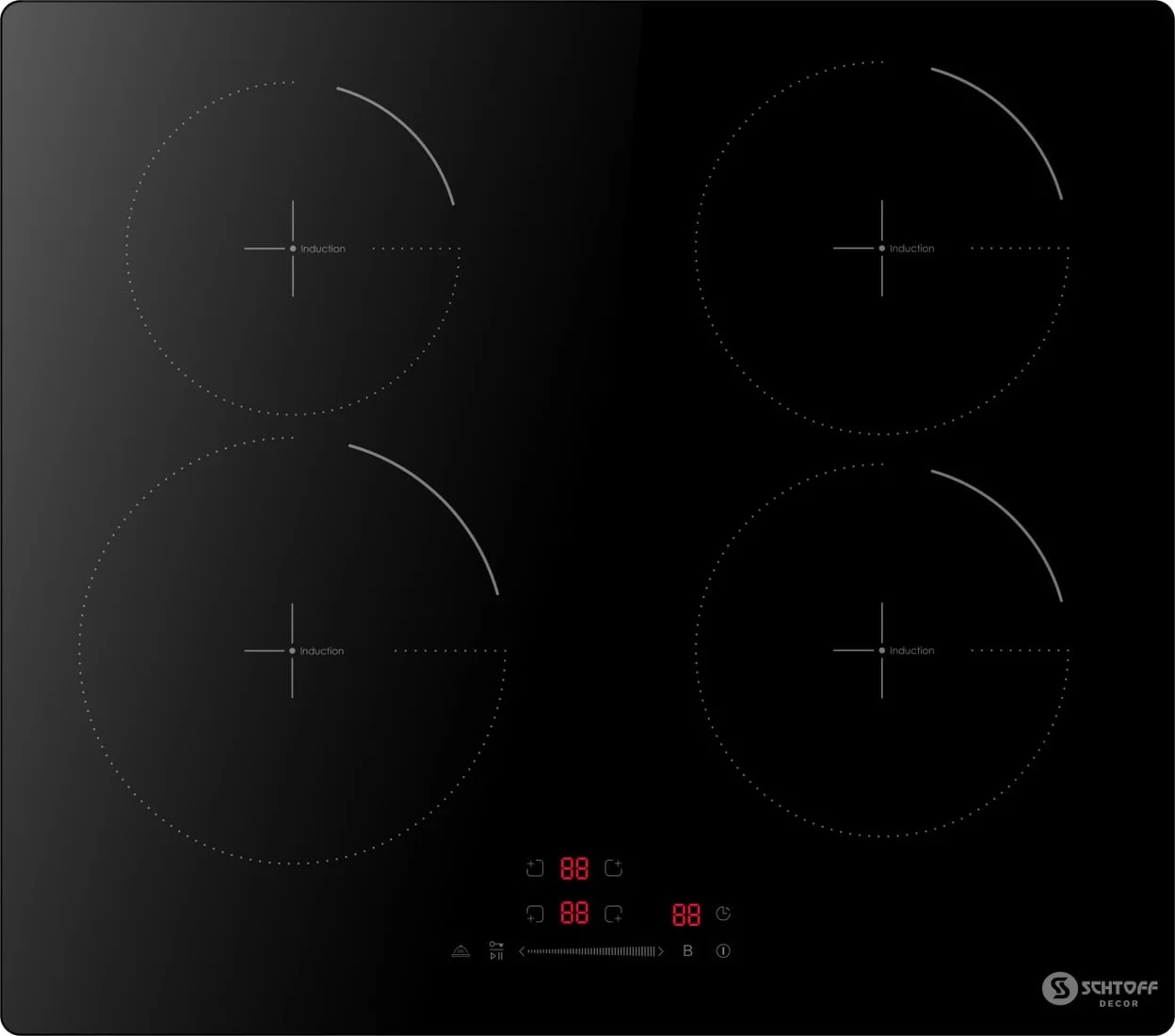 Индукционная варочная панель Schtoff I60H11 Black с функцией Booster