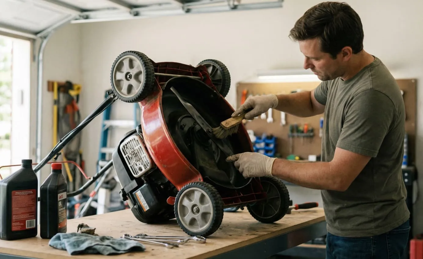 Советы и обслуживание газонокосилки