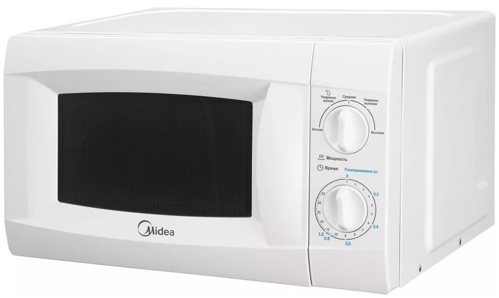 1. Midea MM720CKE — доступная микроволновая печь для базовых задач