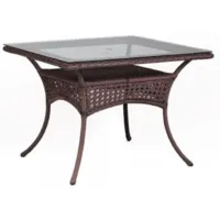 Стол садовый AIKO Deco 7034П стол квадратный 90x90x75 шоколад