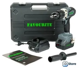 Ударная дрель-шуруповерт Favourite OBS 21 DC 100N Prof (с 1-им АКБ, кейс)