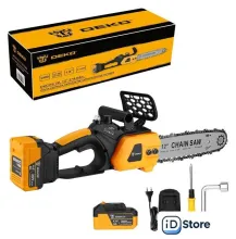 Аккумуляторная пила Deko DKCHS 20 085-2000 (с 2-мя АКБ)