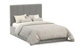 Мягкая кровать Джессика 140 Amigo grey с подъемным механизмом