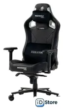 Игровое (геймерское) кресло Evolution Nomad PRO X-Base Black-Silver (черный/серебристый)