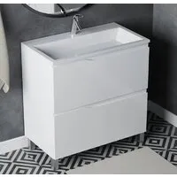Мебель для ванных комнат Vela Тумба под умывальник Vela Вектор 80Н под Absolute TU27146