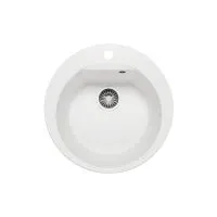 Кухонная мойка POLYGRAN ATOL 520 белый хлопок 36