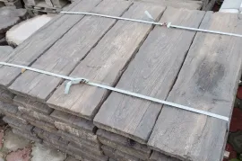 Тротуарная плитка Доска 1 м, кислотное окрашивание