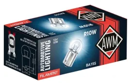 Лампа накаливания AWM R10W 12V 10W (BA15S)