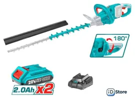 Кусторез Total THTLI400282 (с 2-мя АКБ)