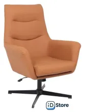 Офисное кресло AksHome Hudson (экокожа, охра PU-17/черный)