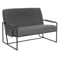 Диван садовый TetChair Чарли Люкс (экокожа, sharp графит)