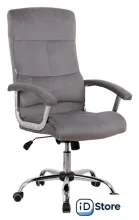 Офисное кресло King Style SHL-8 Sane Velvet Chrome (велюр, серый)