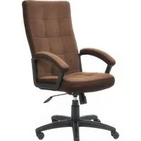 Офисное кресло TetChair Trendy (флок/ткань, коричневый)