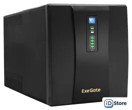 Источник бесперебойного питания ExeGate SpecialPro UNB-1500.LED.AVR.4SH EP285499RUS