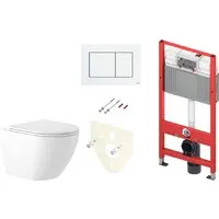 Унитаз подвесной Saniteco KW-9003W Rimles TECE Kit 9400413