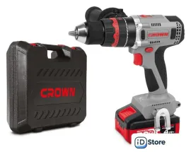 Ударная дрель-шуруповерт Crown CT21093HMX-4 BMC (с 2-мя АКБ, кейс)