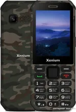 Кнопочный телефон Xenium X300 (зеленый камуфляж)