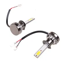 Автолампа-LED H1 13W 6000K 1500Lm 12/24V 1-конт КВАНТ (MINI) SKYWAY радиатор компл.2 шт