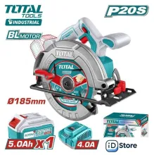 Дисковая (циркулярная) пила Total TSLI18513 (с 1-им АКБ)
