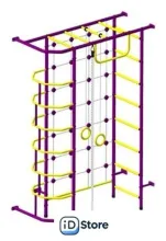 Детский спортивный комплекс Пионер 9 (пурпурный/желтый)