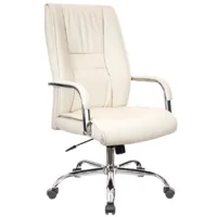 Офисное кресло Everprof Kent Экокожа Кремовый