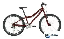 Велосипед Forward Unit 24 1.0 2023 (темно-красный)