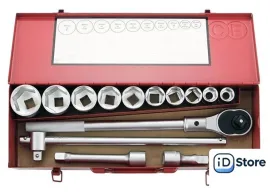 Набор трещотка с головками FORSAGE F-6141-9 (14 предметов)