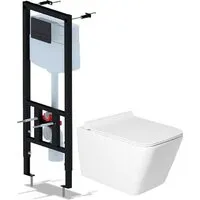 Унитаз подвесной Saniteco KW-9004W Ани Пласт WCP1430
