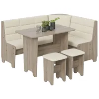 Обеденная группа Трия Техас исп. 2 (дуб сонома трюфель/кашемир кремовый)