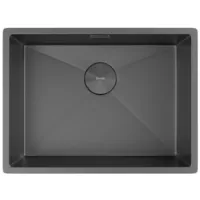 Мойка кухонная ZorG Zerox 59 U / IF Zurinox PVD Gunblack