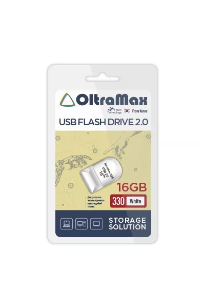 OM-16GB-330-White USB флэш-накопитель OLTRAMAX
