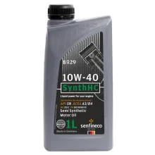 Масло моторное Senfineco SynthHC 10W-40 API SN ACEA A3/B4, бут.1 л.