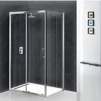 Душевой уголок BelBagno UNO-195-AH-1-120/90-C-Cr (прозрачное стекло)