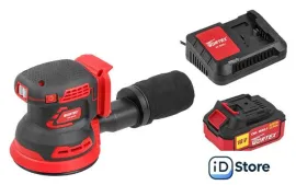 Эксцентриковая шлифмашина Wortex COS 1218 E ALL1 1334403 (с 1-м АКБ)