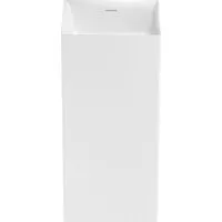 Умывальник Wellsee Pure BY Wellsee 230711000 (отдельностоящий, без отверстия под смеситель, глянцевый белый)