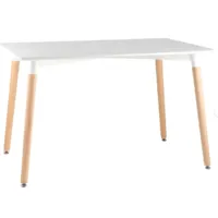 Обеденный стол Stool Group Oslo 120x80 / Z-207 (белый/дерево)