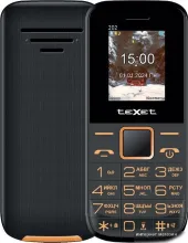 Кнопочный телефон TeXet TM-202 (черный)