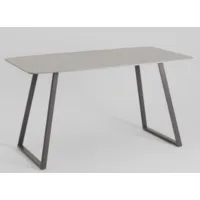 Обеденный стол Stool Group Vermont 140x80 / T-122 (белый/серый)