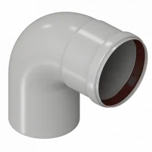 Отвод для дымохода (колено) D 80 90° Krats