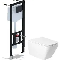 Унитаз подвесной Saniteco KW-9010W Ани Пласт WCP1430