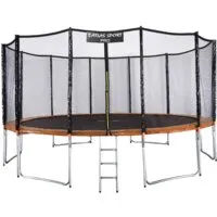 Батут Atlas Sport 490 см - 16ft Pro (оранжевый)