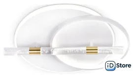 Припотолочная люстра Ambrella light Comfort FL5007 WH/GD (белый/золото)