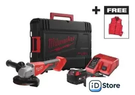 Угловая шлифмашина Milwaukee BLSAG125XPDMC-402X 4933499460 (с 2-мя АКБ, кейс)